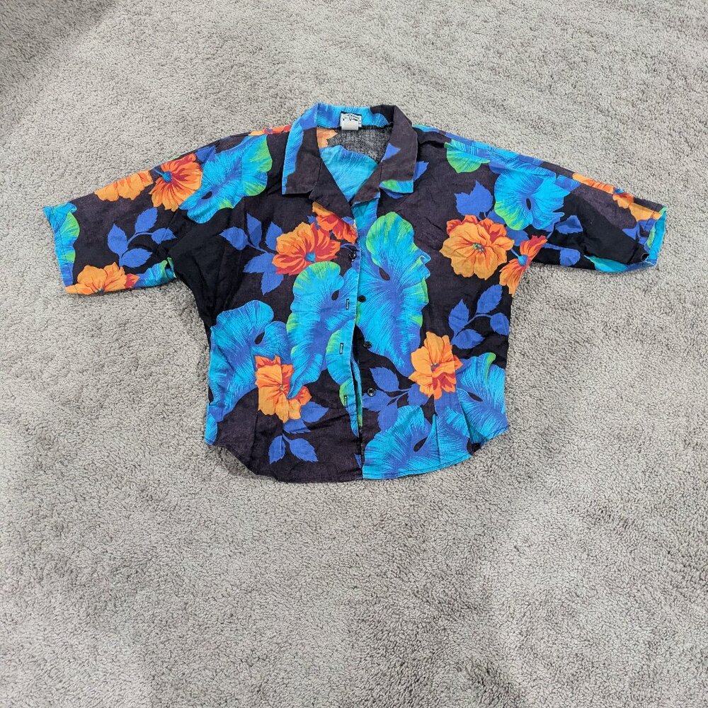 Cropped Hawaiian Shirt Union Made‎